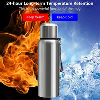 Bouteille Isotherme 2L Inox Grande Capacité