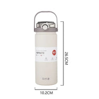 Gourdes Isotherme 1L Inox avec Paille