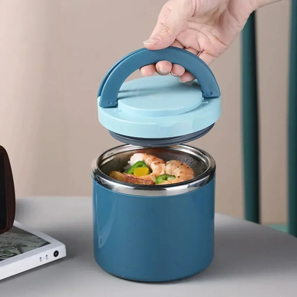 Bocal Alimentaire Isotherme Inox avec Poignée