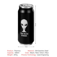 Mug Isotherme Personnalisé Inox avec Paille