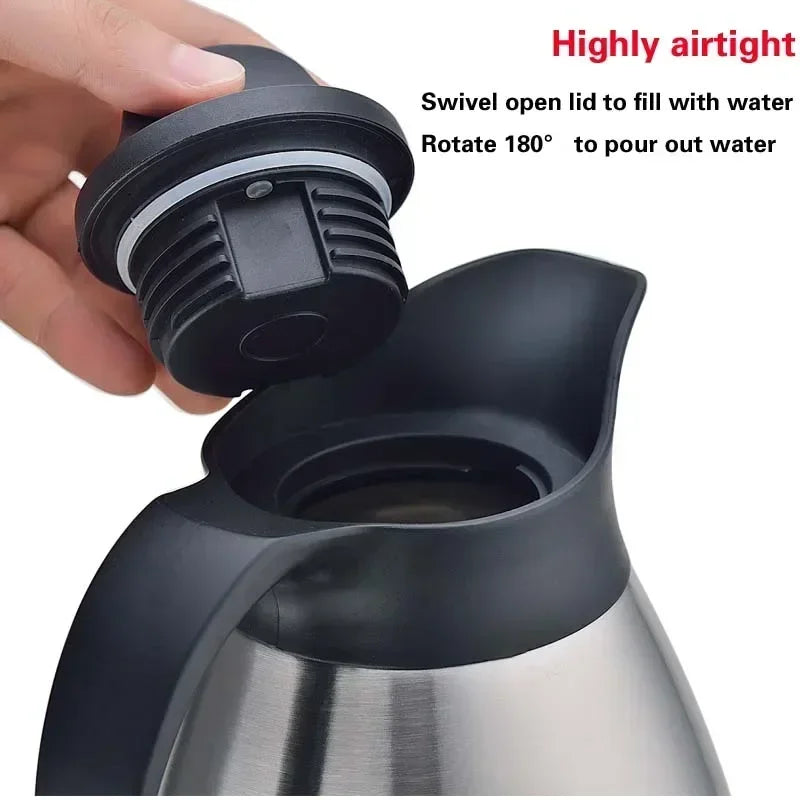 Bouilloire Isotherme Grande Capacité 1-3L Inox