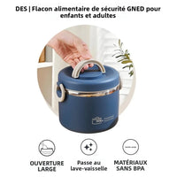 Boites Alimentaires Isotherme Inox Double Paroi