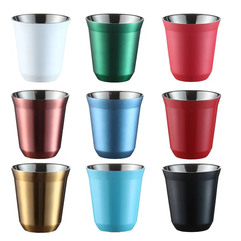 Tasse à Espresso Isotherme Inox Double Paroi