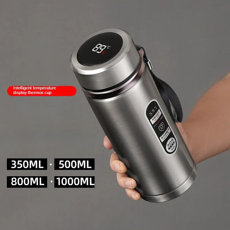 Thermos Isotherme Inox 500ml-1L avec Écran LED de Température