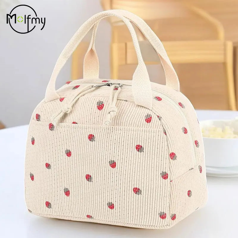 Sac Isotherme Velours Côtelé Multifonction Enfant
