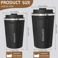 Mug Thermos Thé Inox Double Paroi