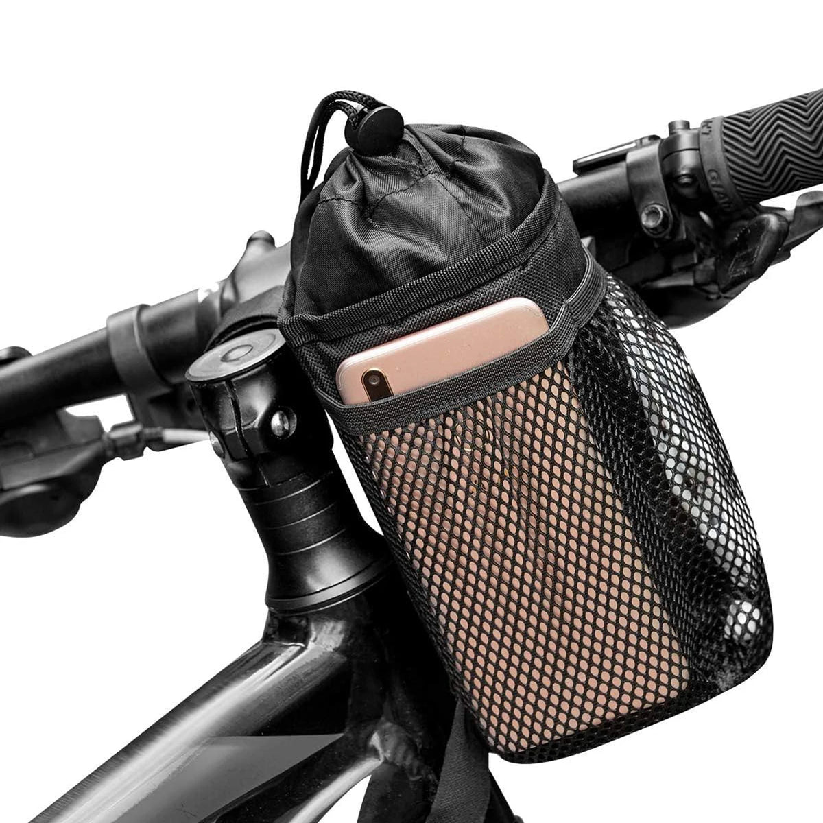 Porte-Bouteille Isotherme de Vélo avec Rangement Téléphone