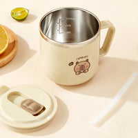 Thermos Café Personnalisable Inox avec Paille