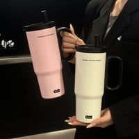Mug Café Isotherme Inox avec Paille
