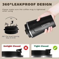 Mug Thermos Thé Inox Double Paroi
