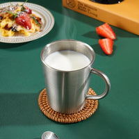 Tasse Café Isotherme 300ml Inox avec Poignée