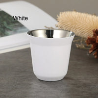 Tasse Café Isotherme Fond Plat