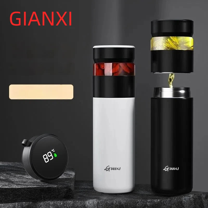 Gourde Isotherme 500ml Inox Portable pour Maison et Bureau