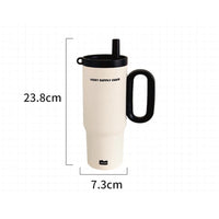Mug Café Isotherme Inox avec Paille