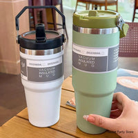 Cup Isotherme avec Paille Inox Sport