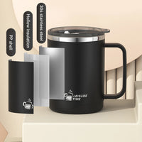 Petit Thermos à Café Inox avec Poignée