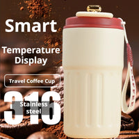 Gourde Cafe Isotherme Inox Affichage LED