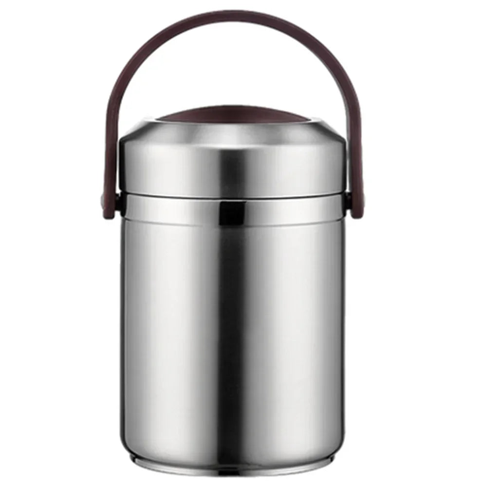 Boîte à Repas Isotherme 3L Grande Capacité Inox