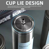 Thermos Café Mug Inox avec Paille