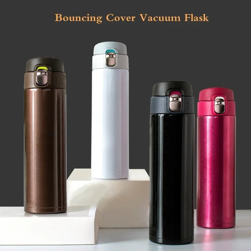 Thermos Isotherme 500ml Inox avec Couvercle Basculant