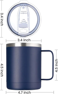 Mug Thé Isotherme Inox avec Poignée
