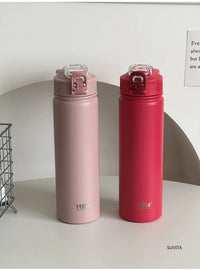 Mug Voyage Isotherme Inox avec Paille