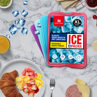 Pack de 4 Blocs Réfrigérants Repas
