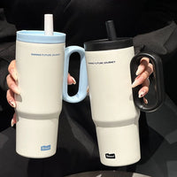 Mug Café Isotherme Inox avec Paille