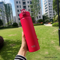 Mug Isotherme avec Paille Inox Sport
