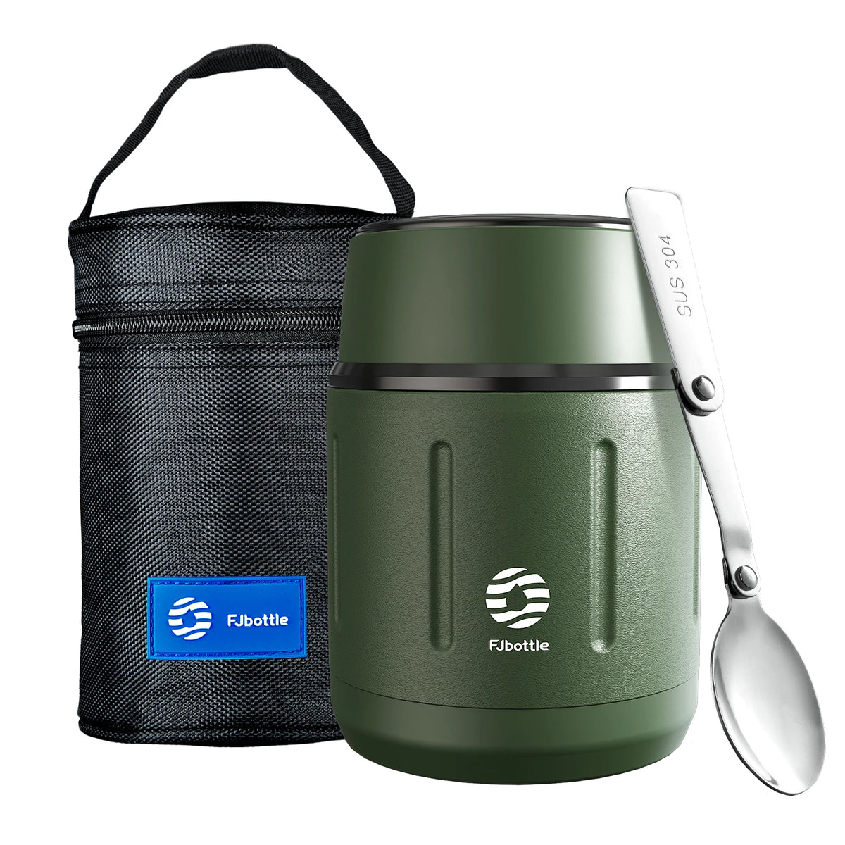 Boîte à Repas Isotherme Enfant 500ml Inox 316 avec Cuillère