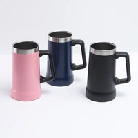 Mug Isotherme en Inox avec Poignée Grande Capacité