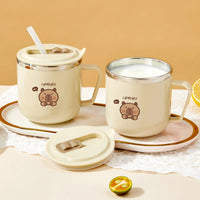 Thermos Café Personnalisable Inox avec Paille