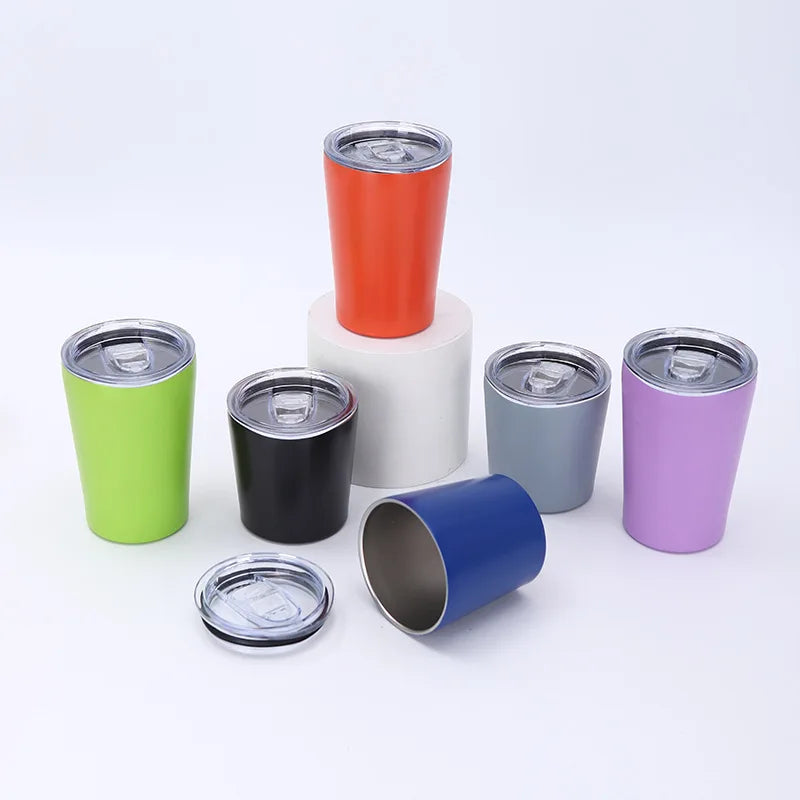 Mini Gourde Isotherme Inox 304 Double Paroi avec Couvercle