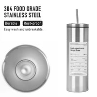 Thermos Café Mug Inox avec Paille