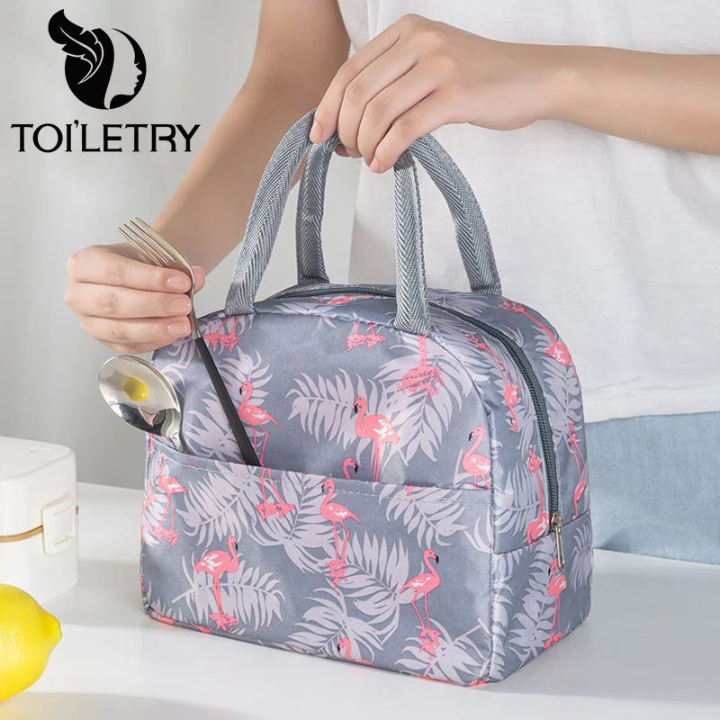 Sac Isotherme Lunch Bag Pique-Nique avec Pack de Glace