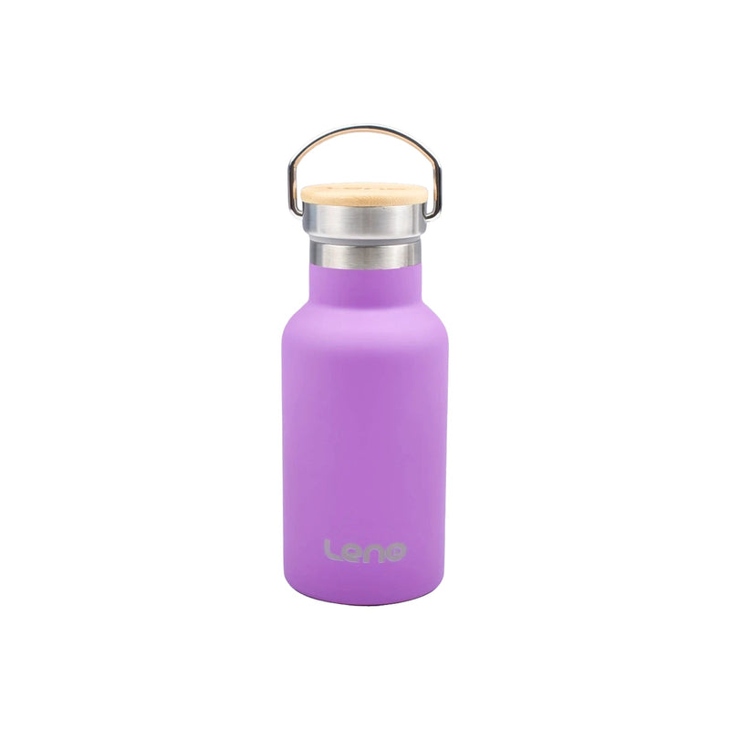 Gourde de Sport Isotherme 350ml Inox Double Paroi - fond blanc
