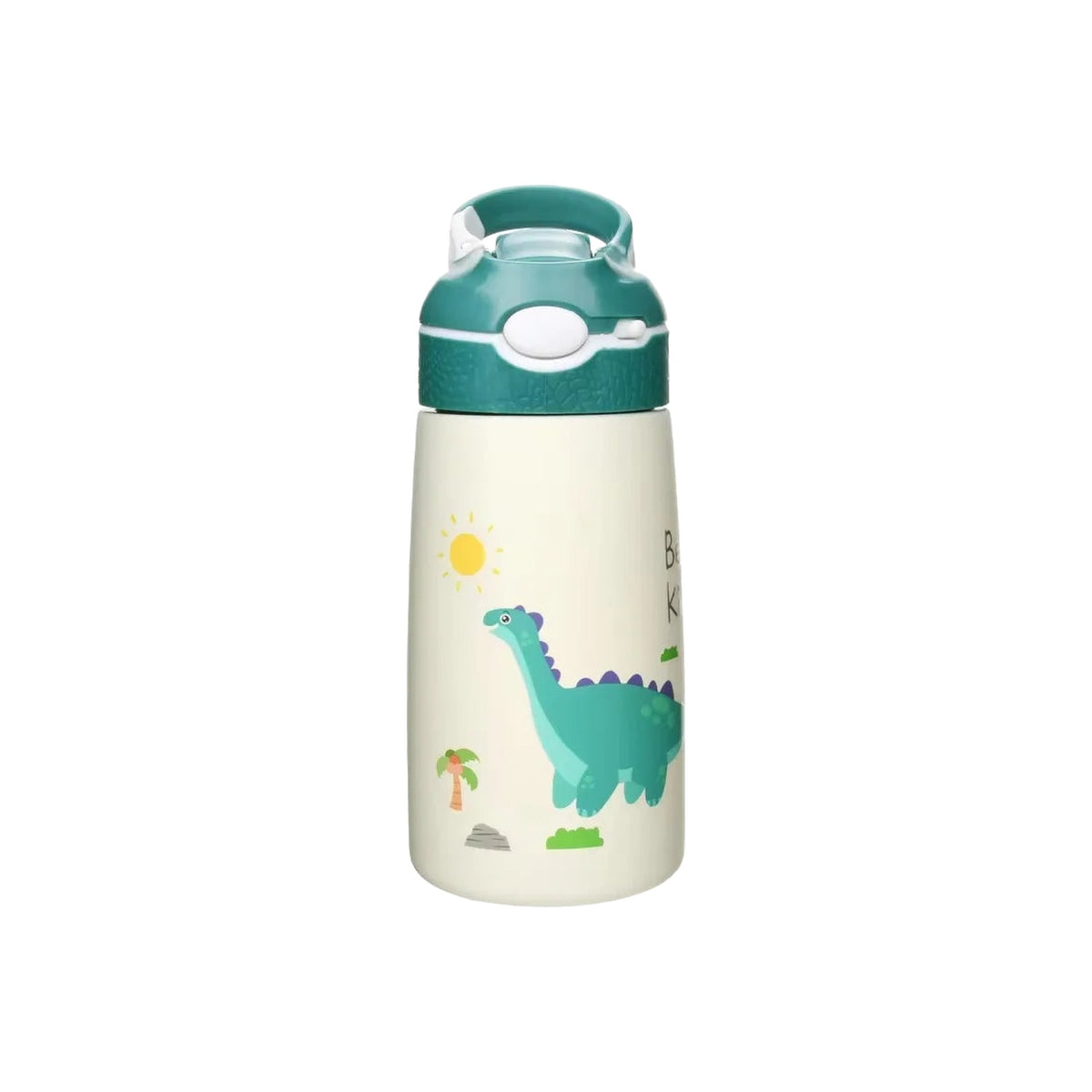 Thermos pour Bébé Inox avec Paille - fond blanc