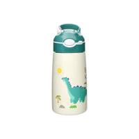 Thermos pour Bébé Inox avec Paille - fond blanc