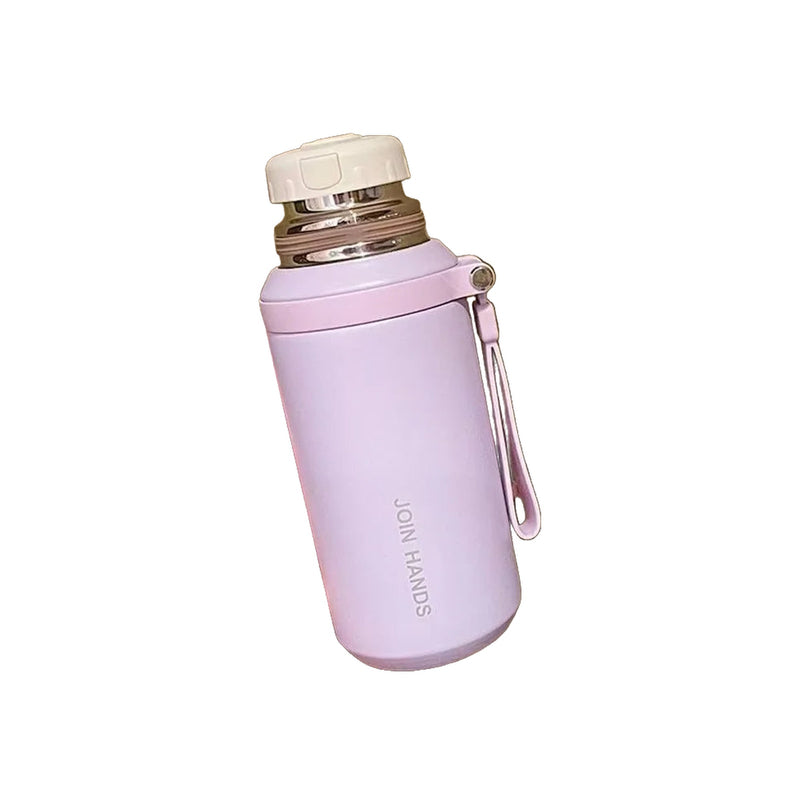 Thermos Portable 600-800ml avec Infuseur à Thé Inox - fond blanc